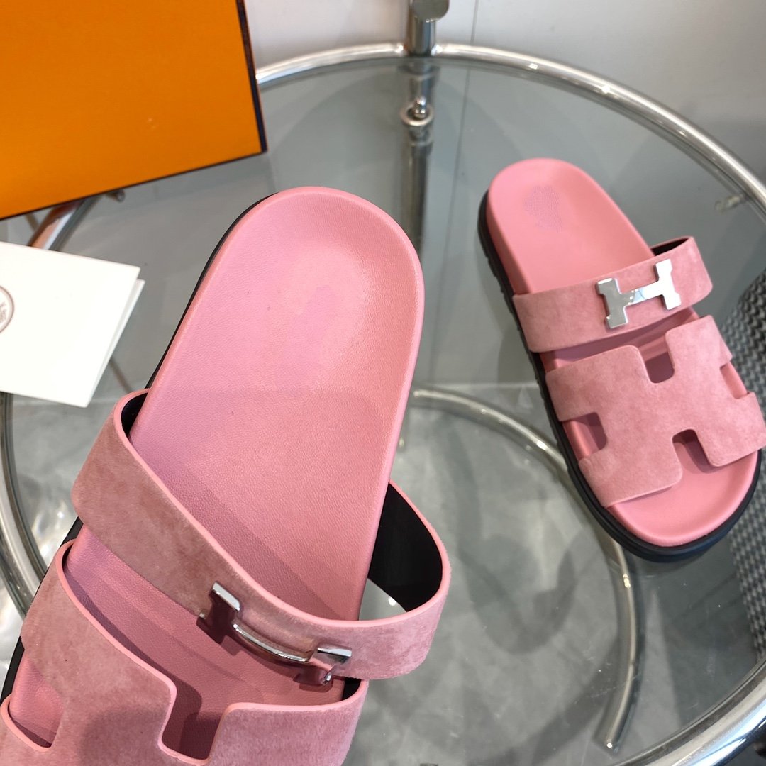 Chypre Sandal Pink Suede - 35