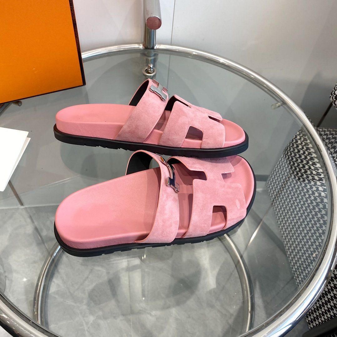 Chypre Sandal Pink Suede - 35
