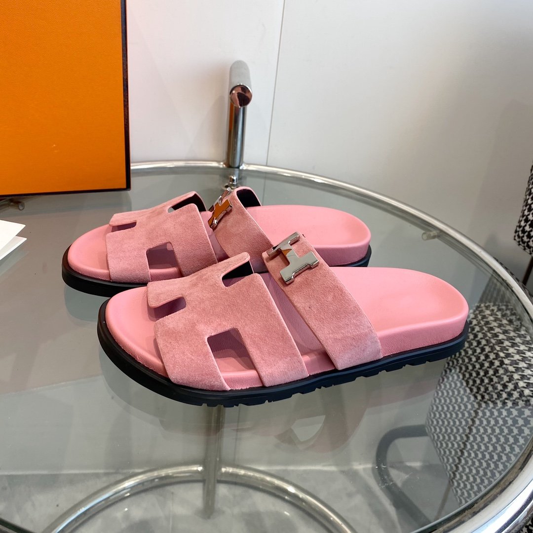 Chypre Sandal Pink Suede - 35