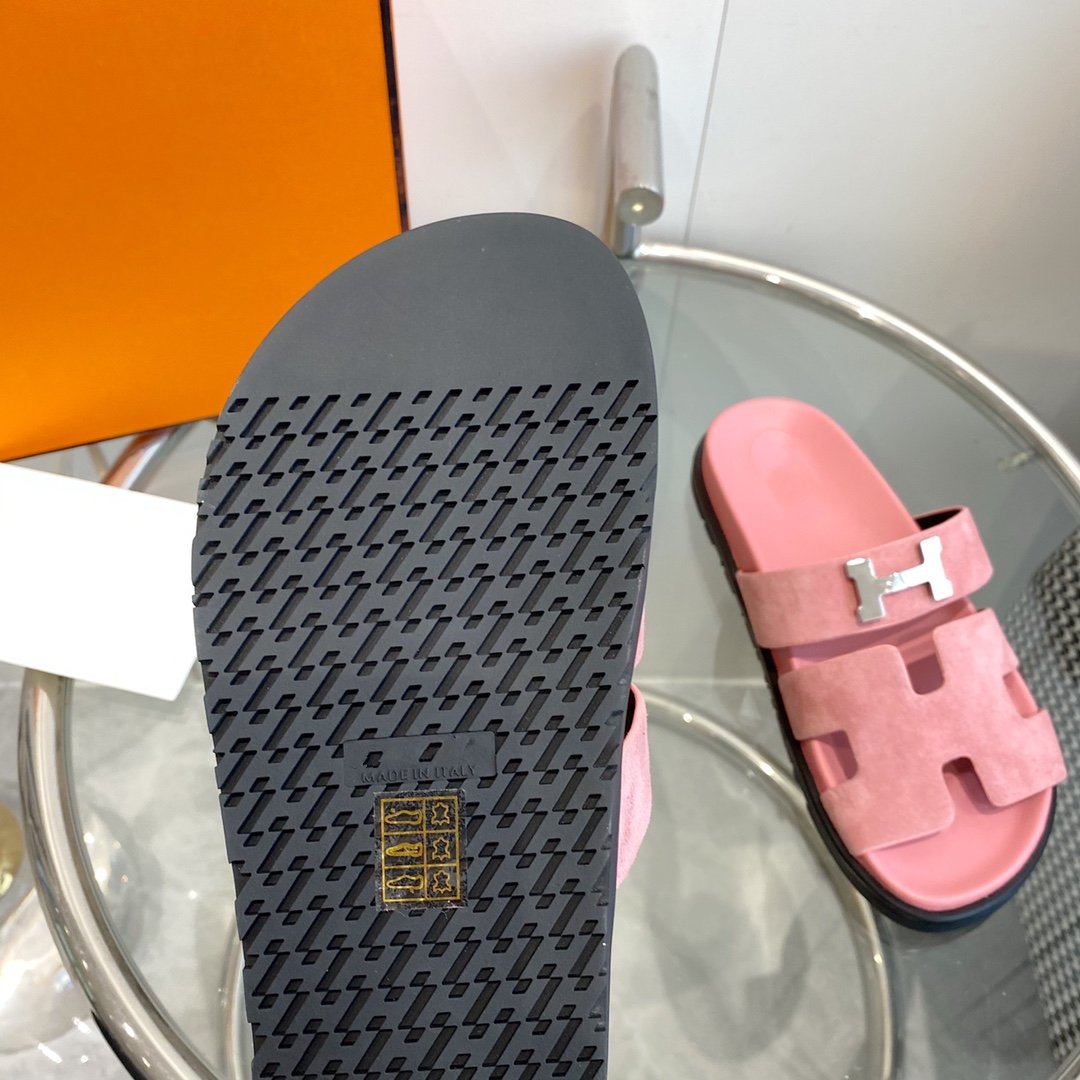Chypre Sandal Pink Suede - 35