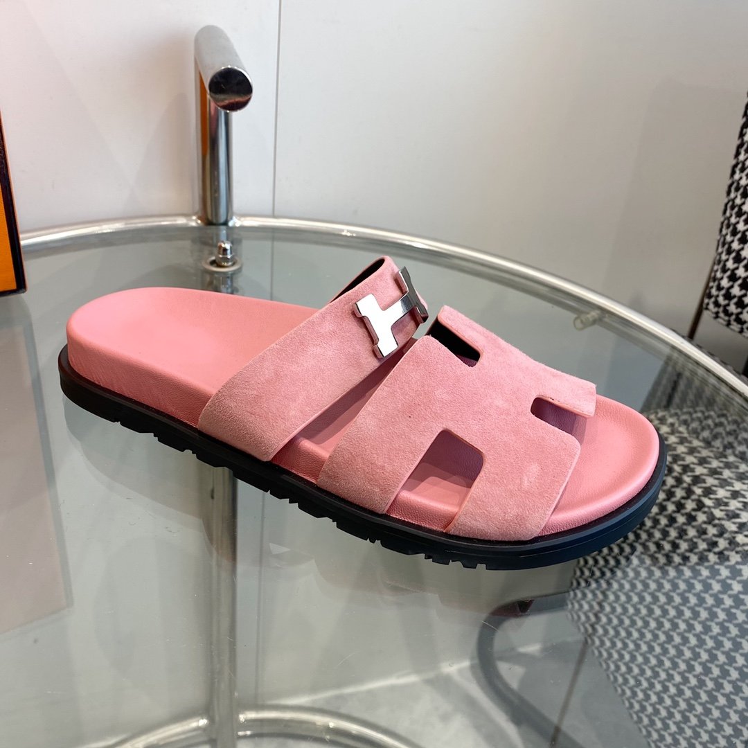 Chypre Sandal Pink Suede - 35