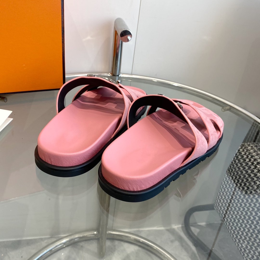 Chypre Sandal Pink Suede - 35