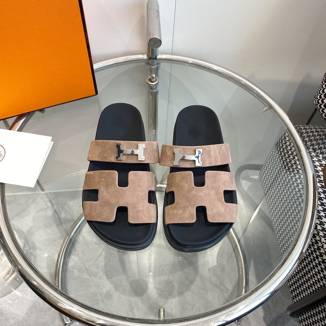 Chypre Sandal light brown Suede - 35