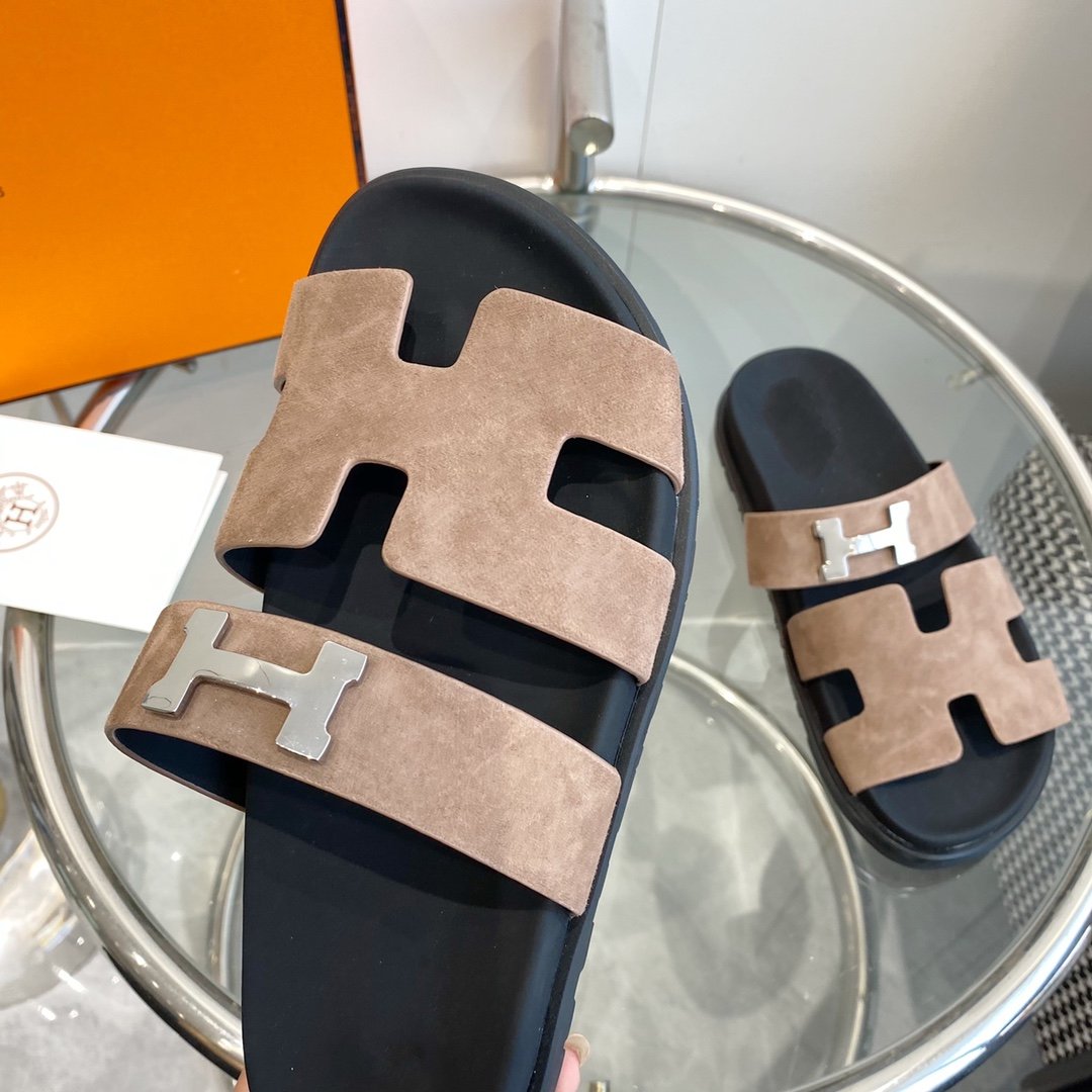 Chypre Sandal light brown Suede - 35