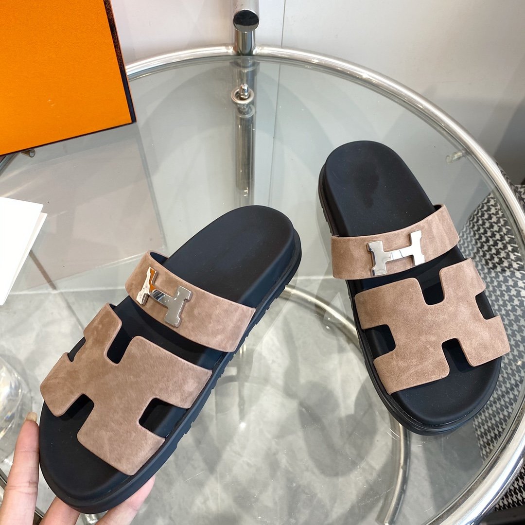 Chypre Sandal light brown Suede - 35
