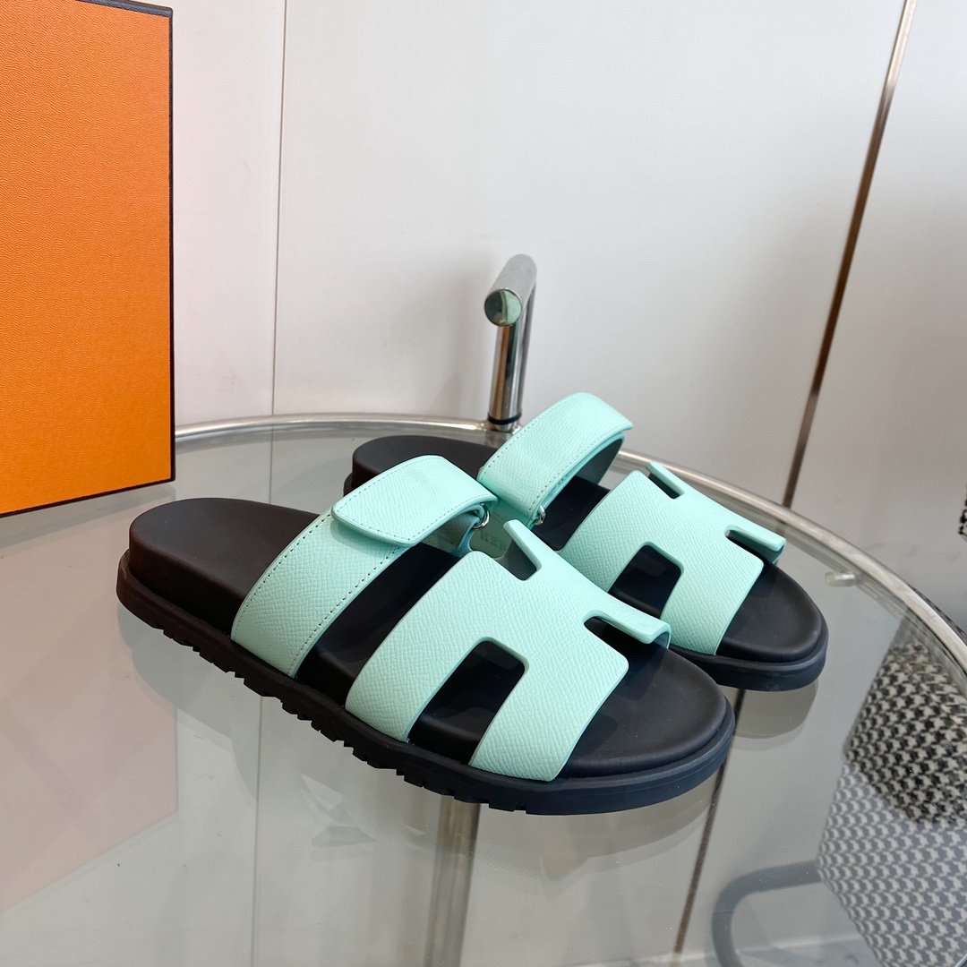 CHYPRE EPSOM Sandal Light Tiffany Leather - 35