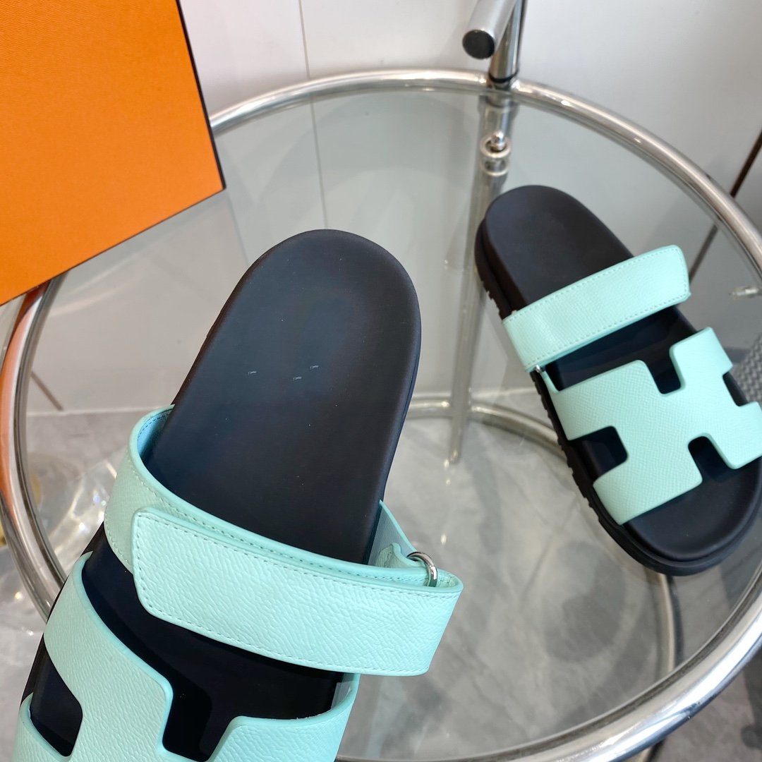 CHYPRE EPSOM Sandal Light Tiffany Leather - 35