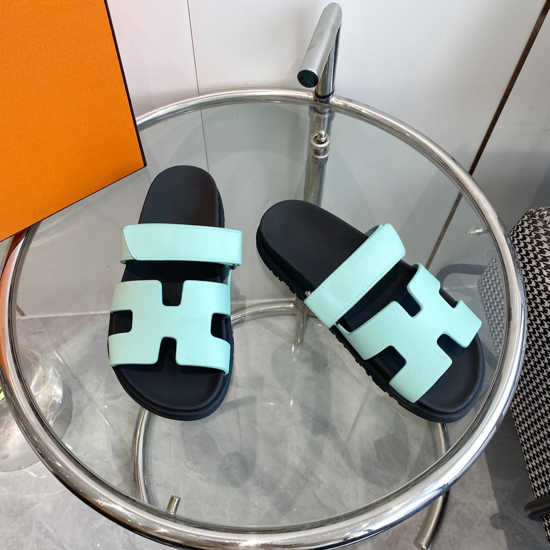 CHYPRE EPSOM Sandal Light Tiffany Leather - 35