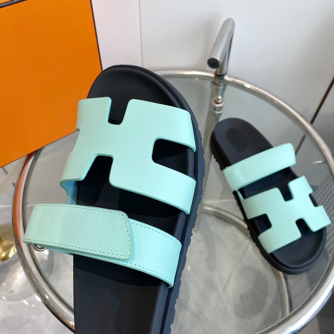 CHYPRE EPSOM Sandal Light Tiffany Leather - 35