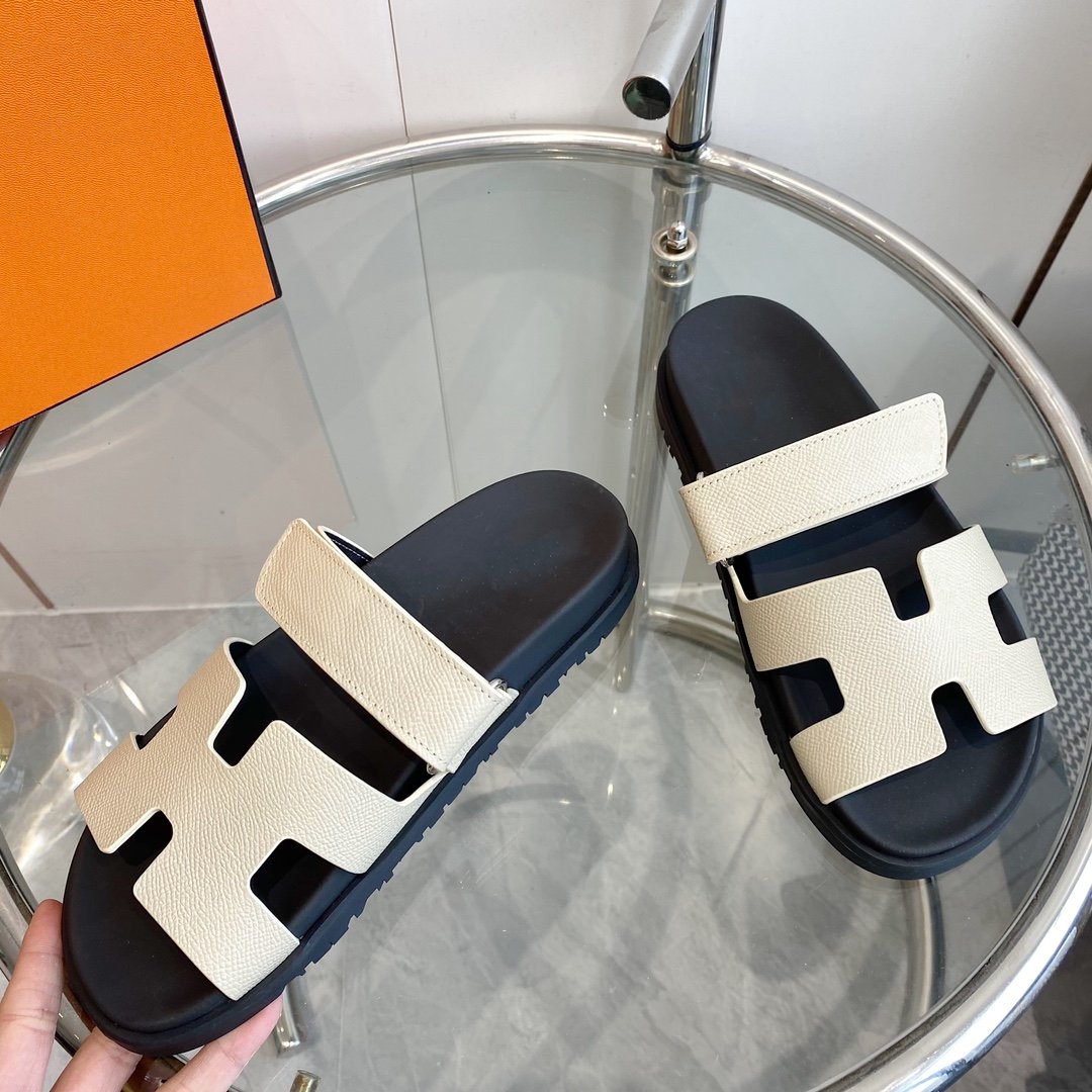 CHYPRE EPSOM Sandal white Leather - 35