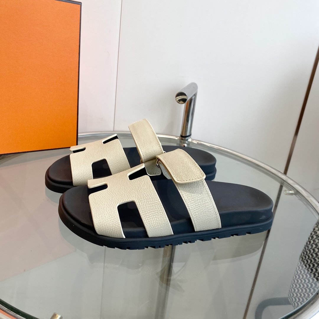 CHYPRE EPSOM Sandal white Leather - 35