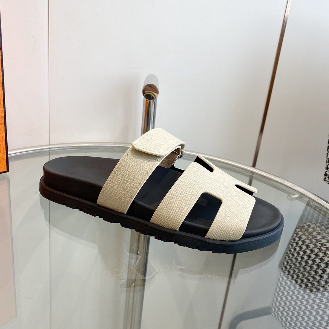 CHYPRE EPSOM Sandal white Leather - 35