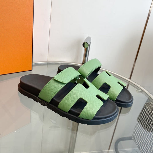 CHYPRE EPSOM Sandal light green Leather - 35
