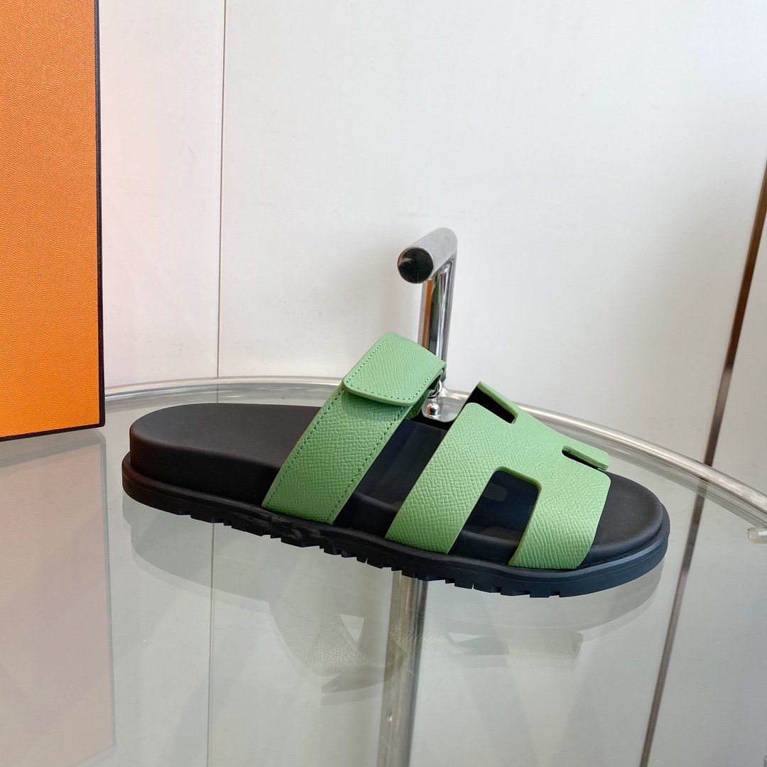 CHYPRE EPSOM Sandal light green Leather - 35