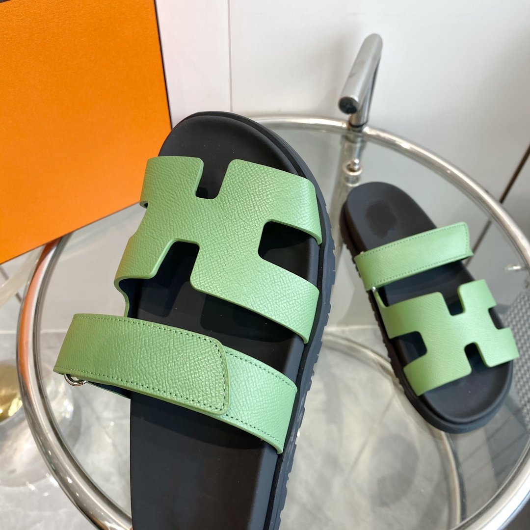 CHYPRE EPSOM Sandal light green Leather - 35
