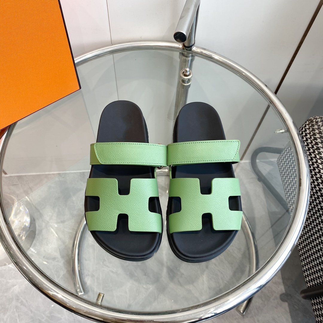 CHYPRE EPSOM Sandal light green Leather - 35