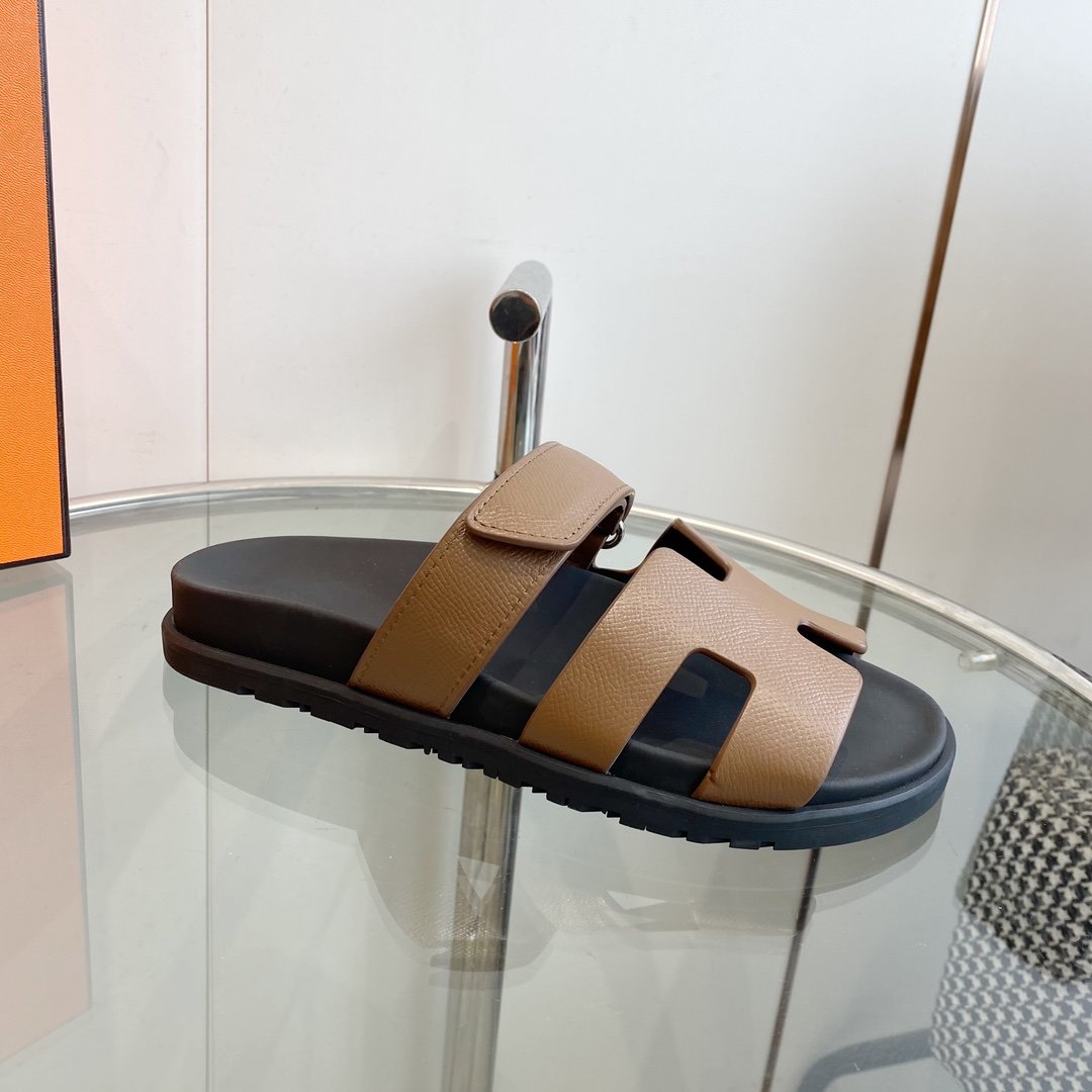 CHYPRE EPSOM Sandal brown Leather - 35