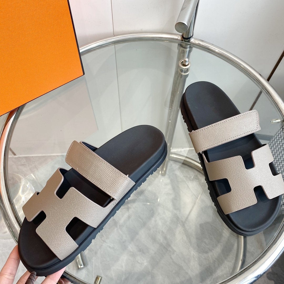 CHYPRE EPSOM Sandal gray Leather - 35