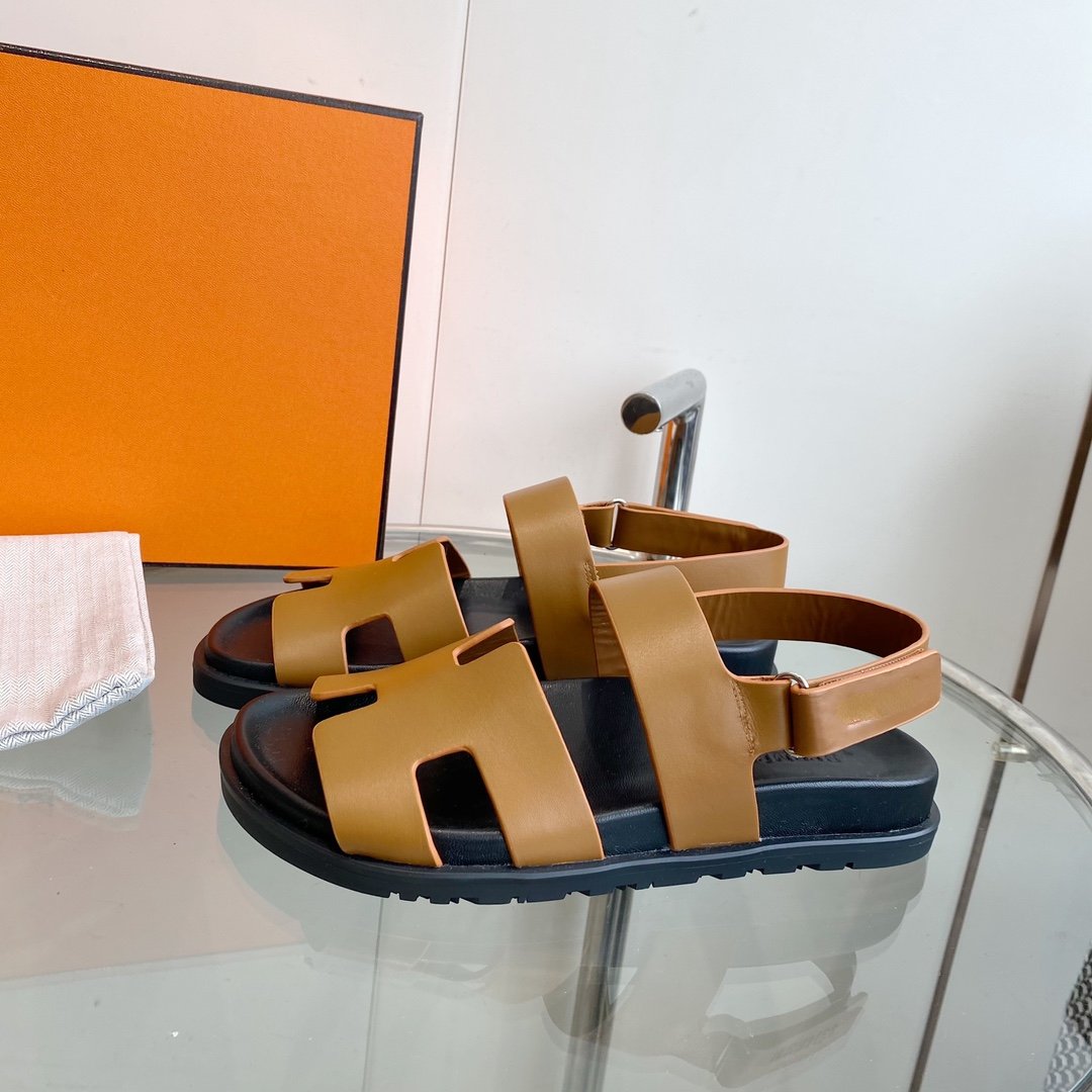 Genius Sandal Brown Leather - 35