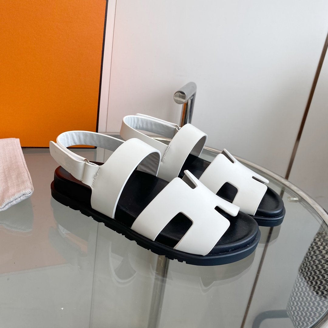 Genius Sandal White Leather - 35