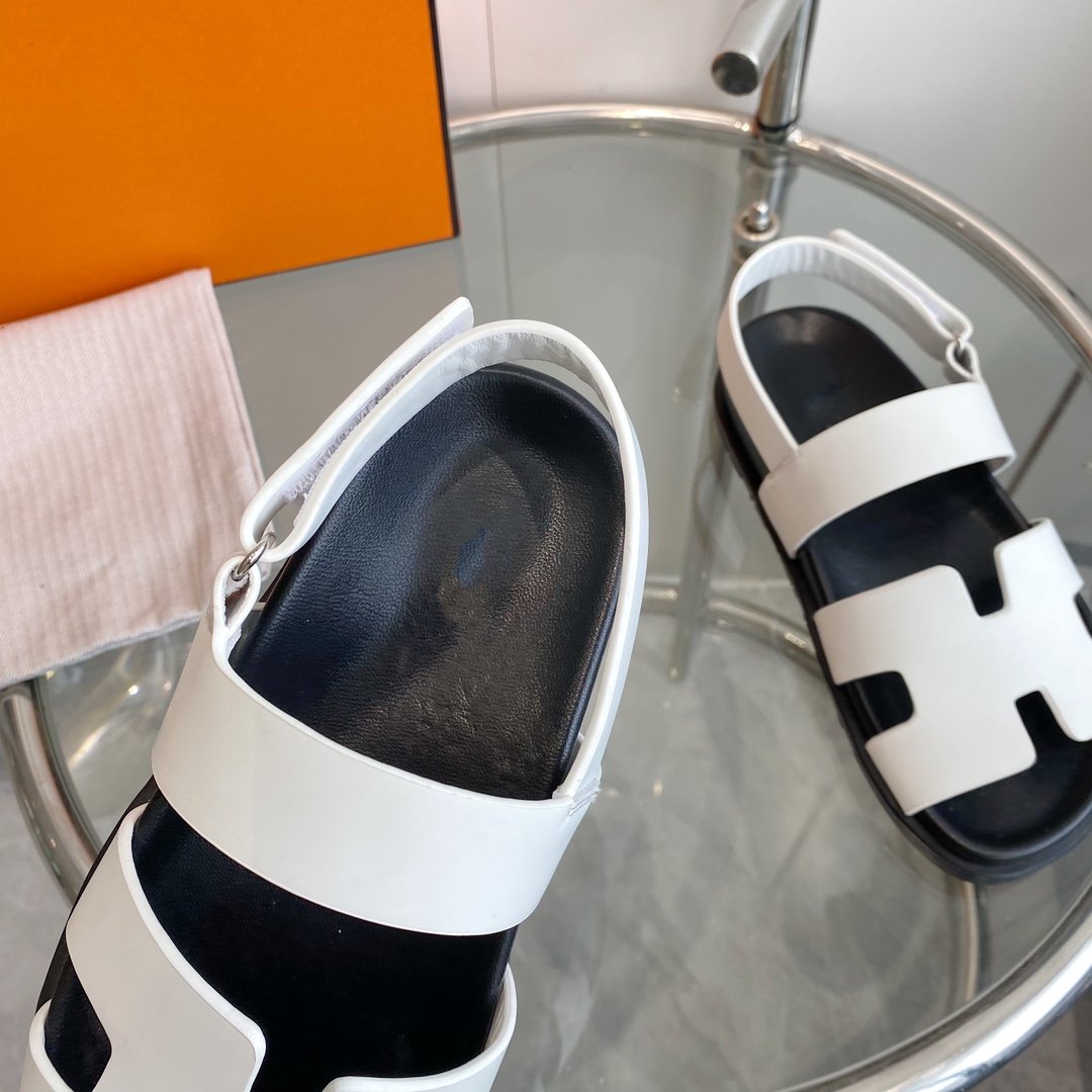 Genius Sandal White Leather - 35