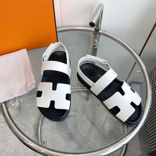 Genius Sandal White Leather - 35