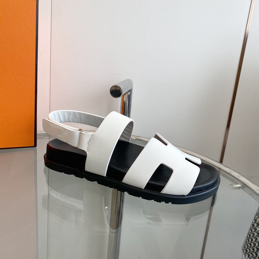 Genius Sandal White Leather - 35