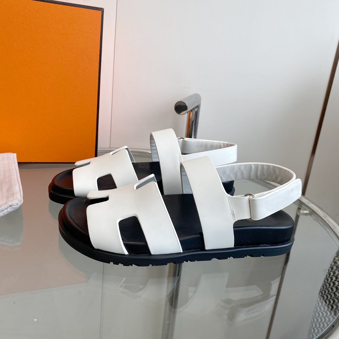 Genius Sandal White Leather - 35