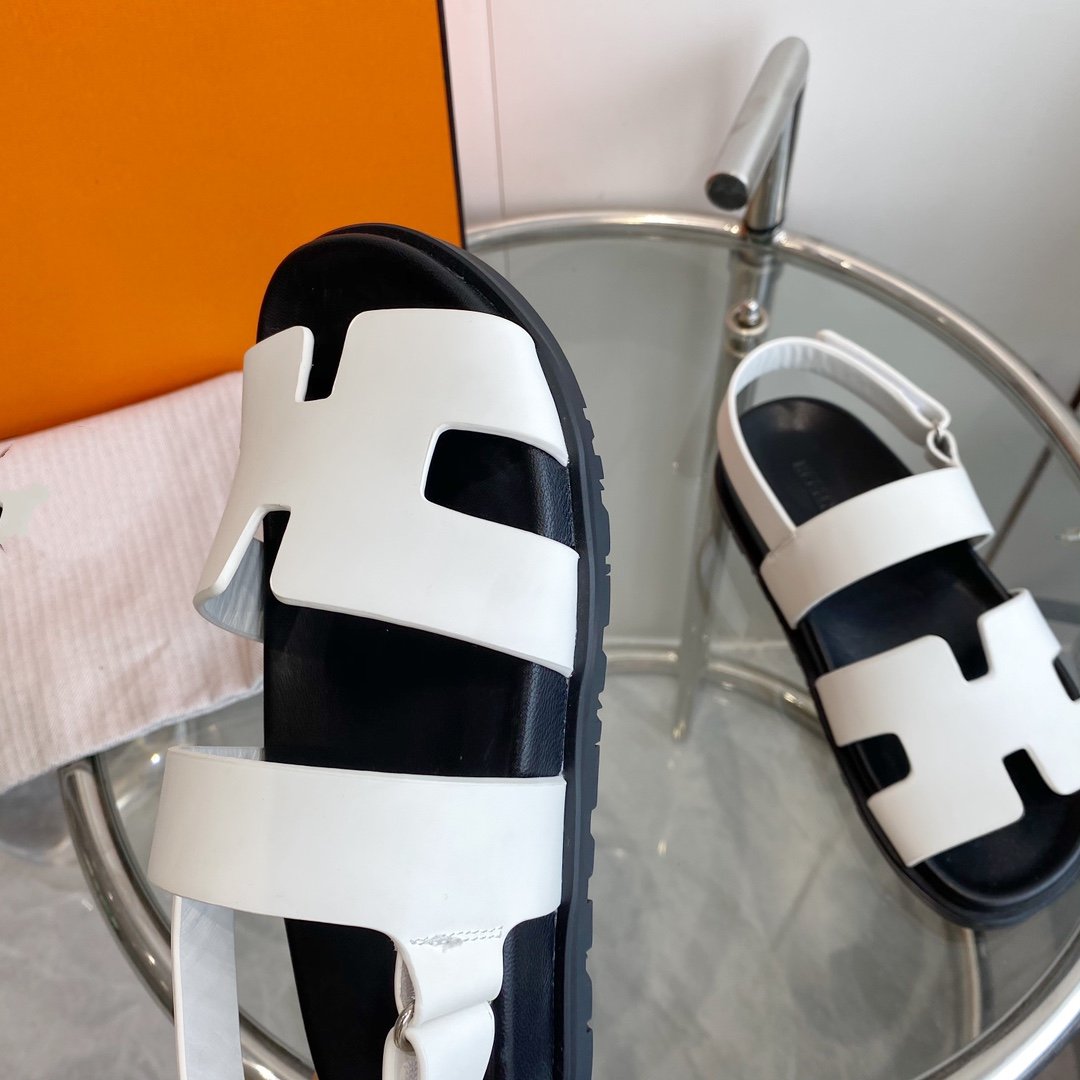 Genius Sandal White Leather - 35