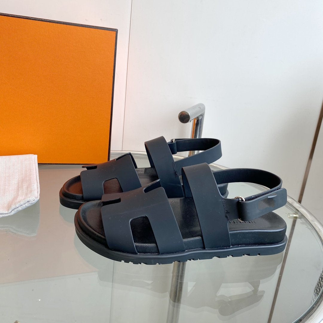 Genius Sandal Black Leather - 35