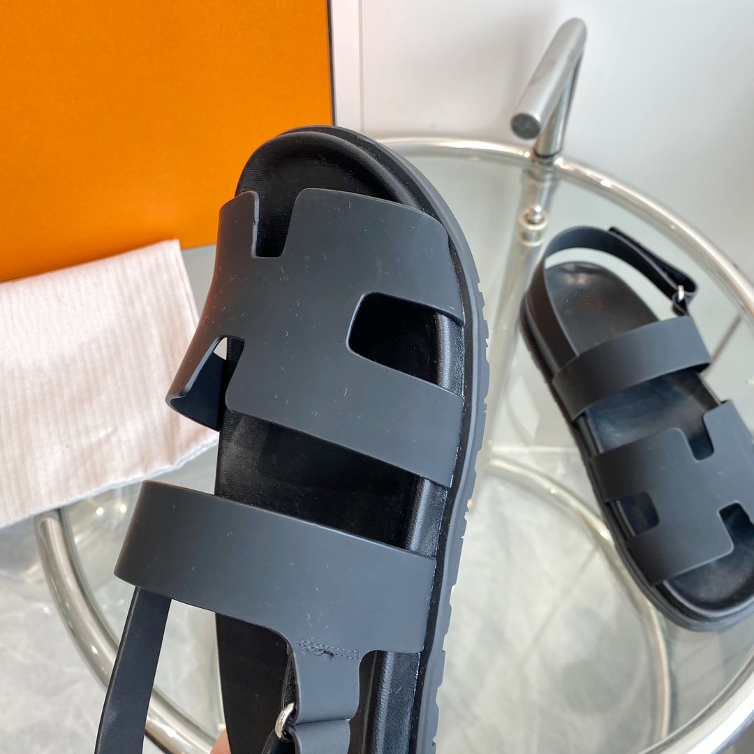 Genius Sandal Black Leather - 35