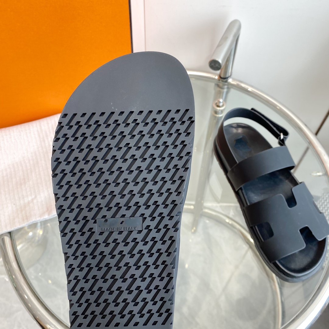 Genius Sandal Black Leather - 35