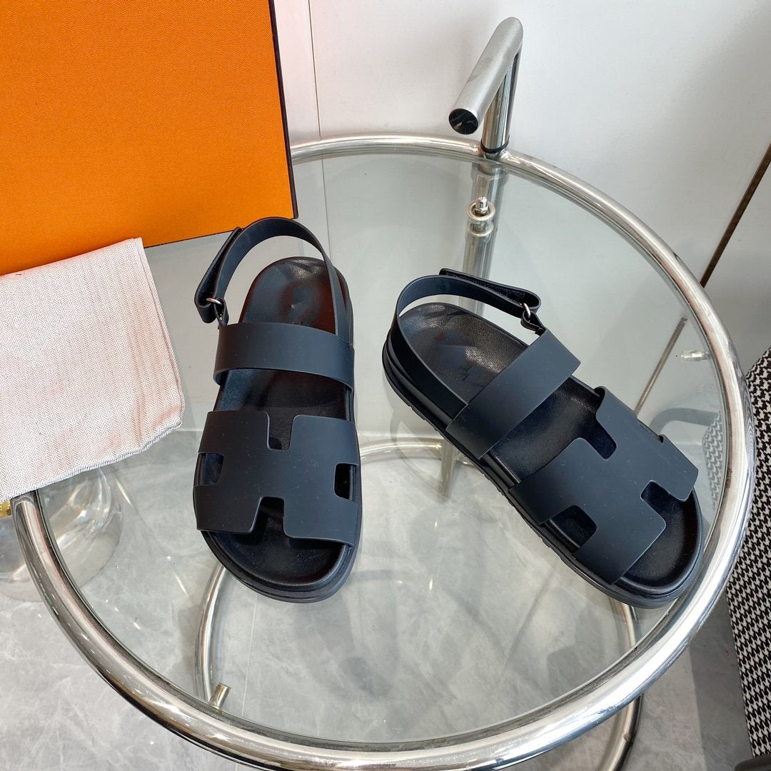 Genius Sandal Black Leather - 35