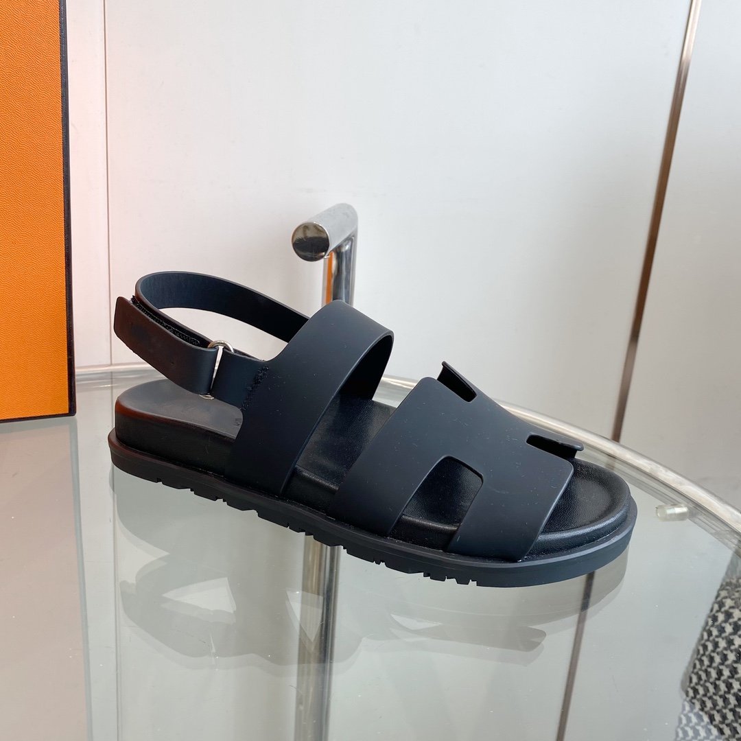 Genius Sandal Black Leather - 35