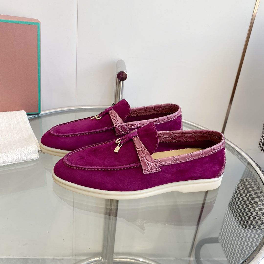 LP SUMMER CHARMS WALK LOAFERS VIOLET SUEDE - 35