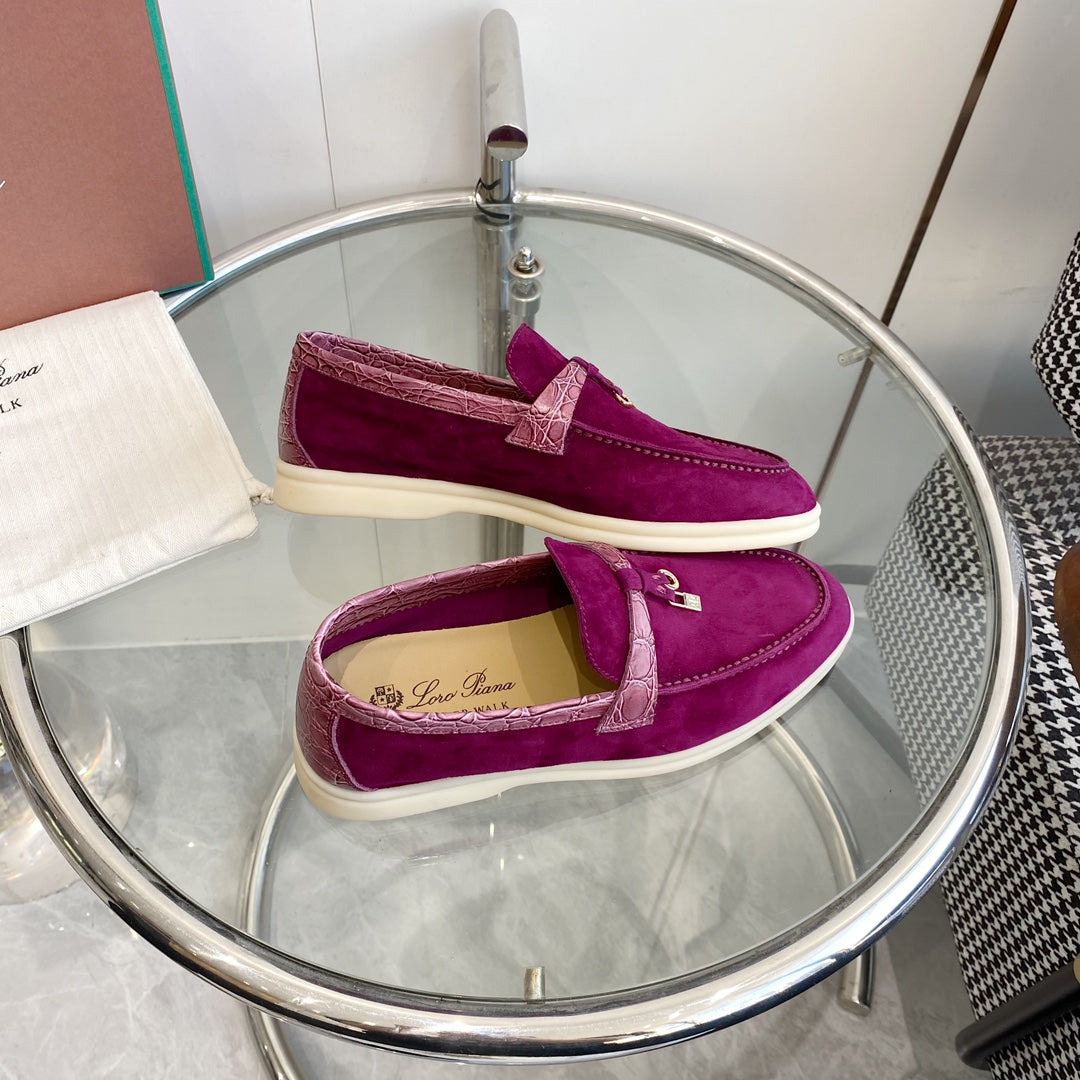 LP SUMMER CHARMS WALK LOAFERS VIOLET SUEDE - 35