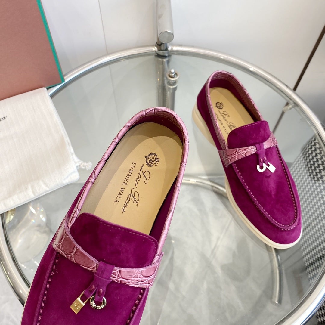 LP SUMMER CHARMS WALK LOAFERS VIOLET SUEDE - 35