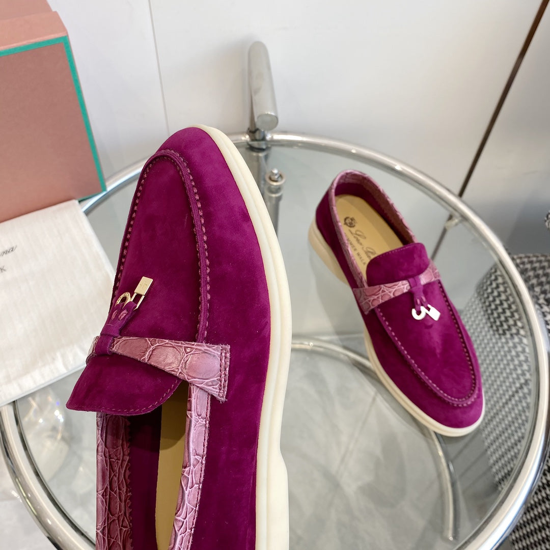 LP SUMMER CHARMS WALK LOAFERS VIOLET SUEDE - 35