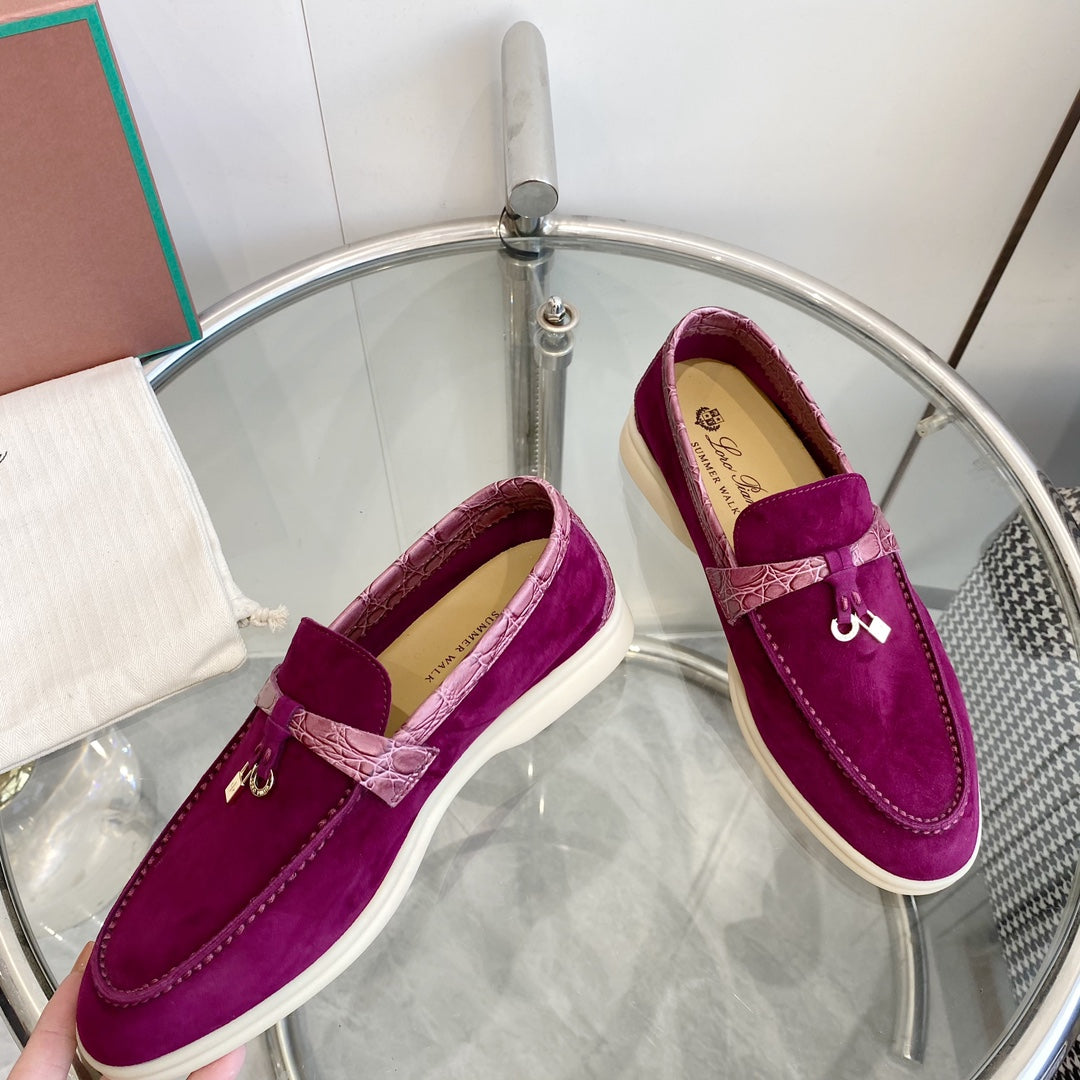 LP SUMMER CHARMS WALK LOAFERS VIOLET SUEDE - 35