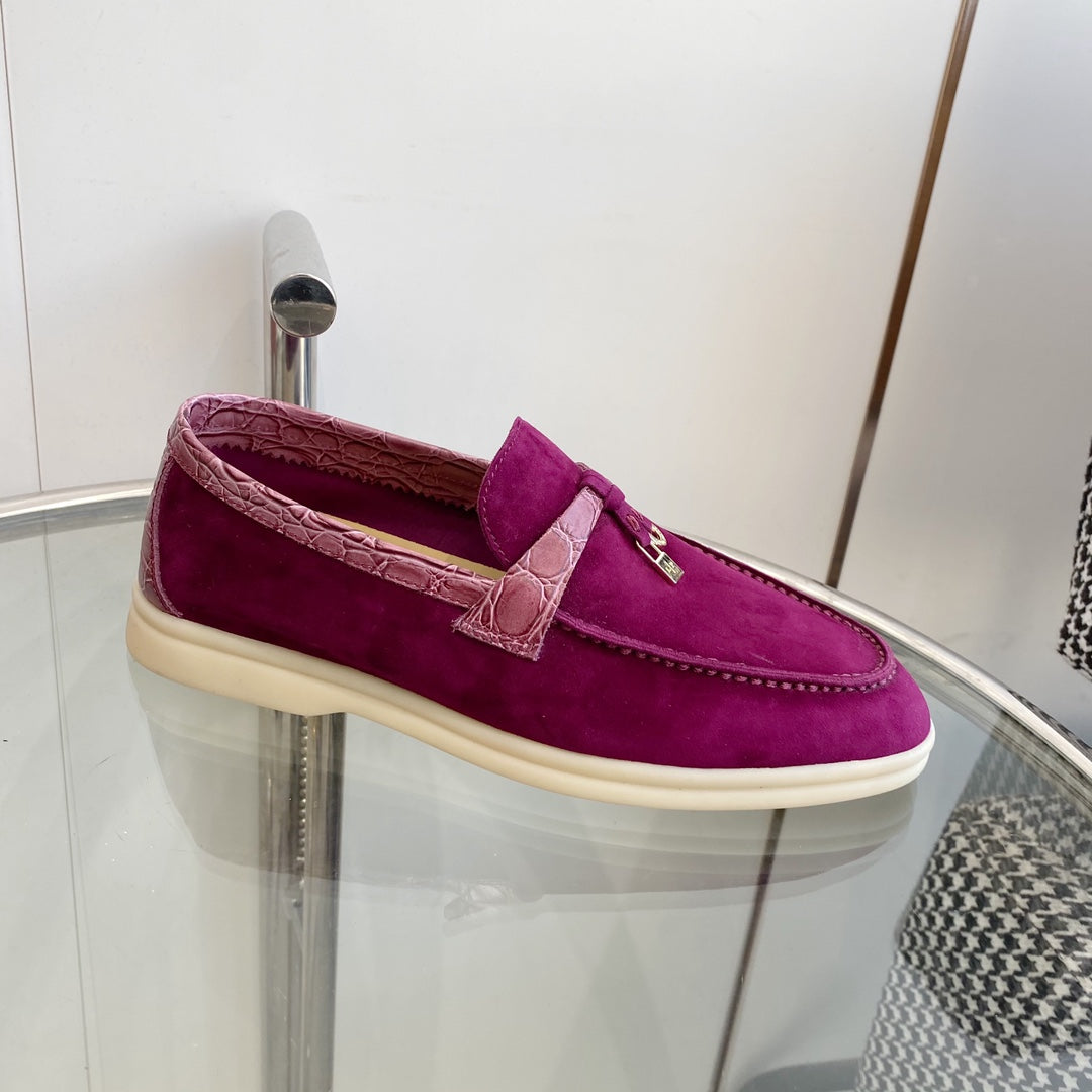 LP SUMMER CHARMS WALK LOAFERS VIOLET SUEDE - 35