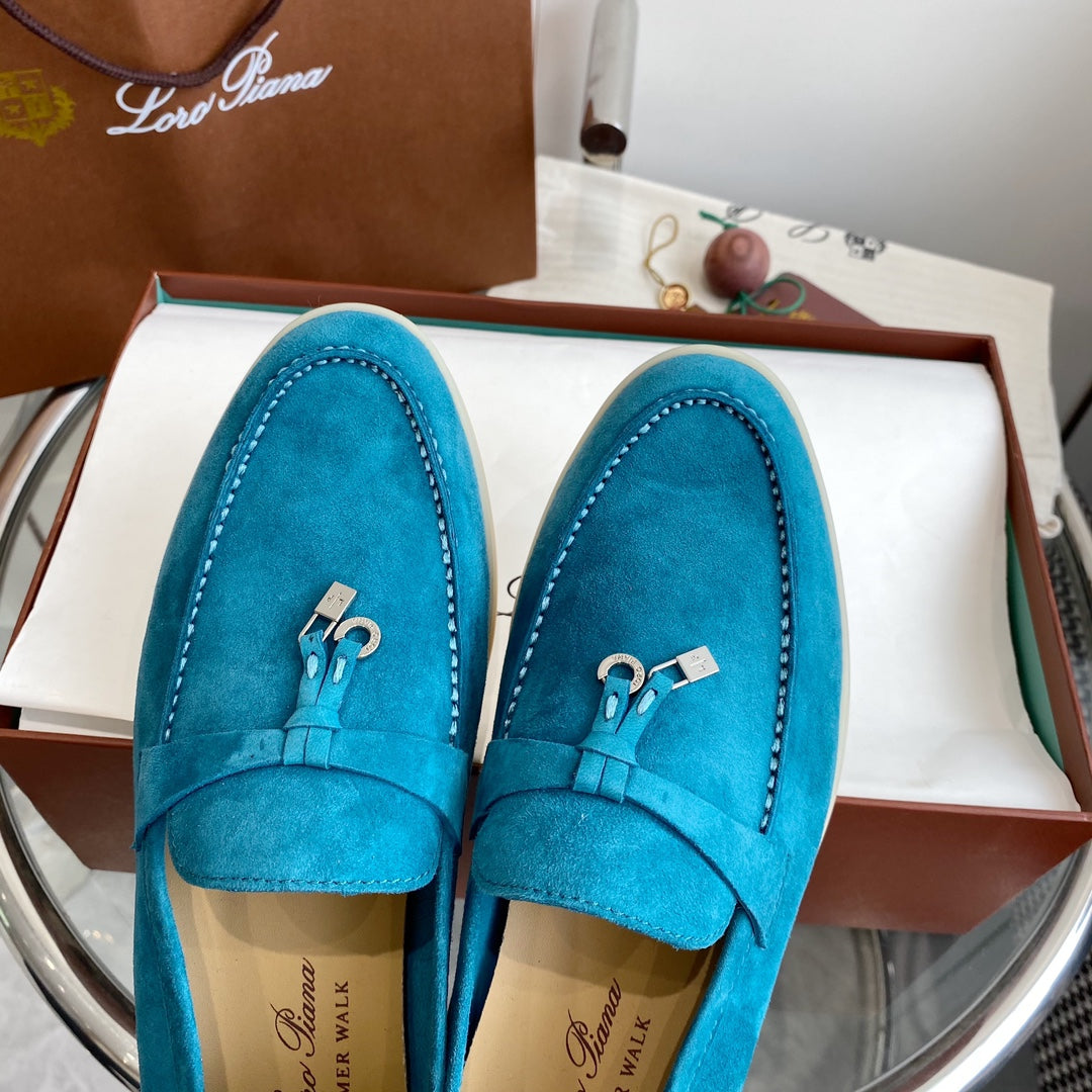 LP SUMMER CHARMS WALK LOAFERS CERULEAN SUEDE - 35