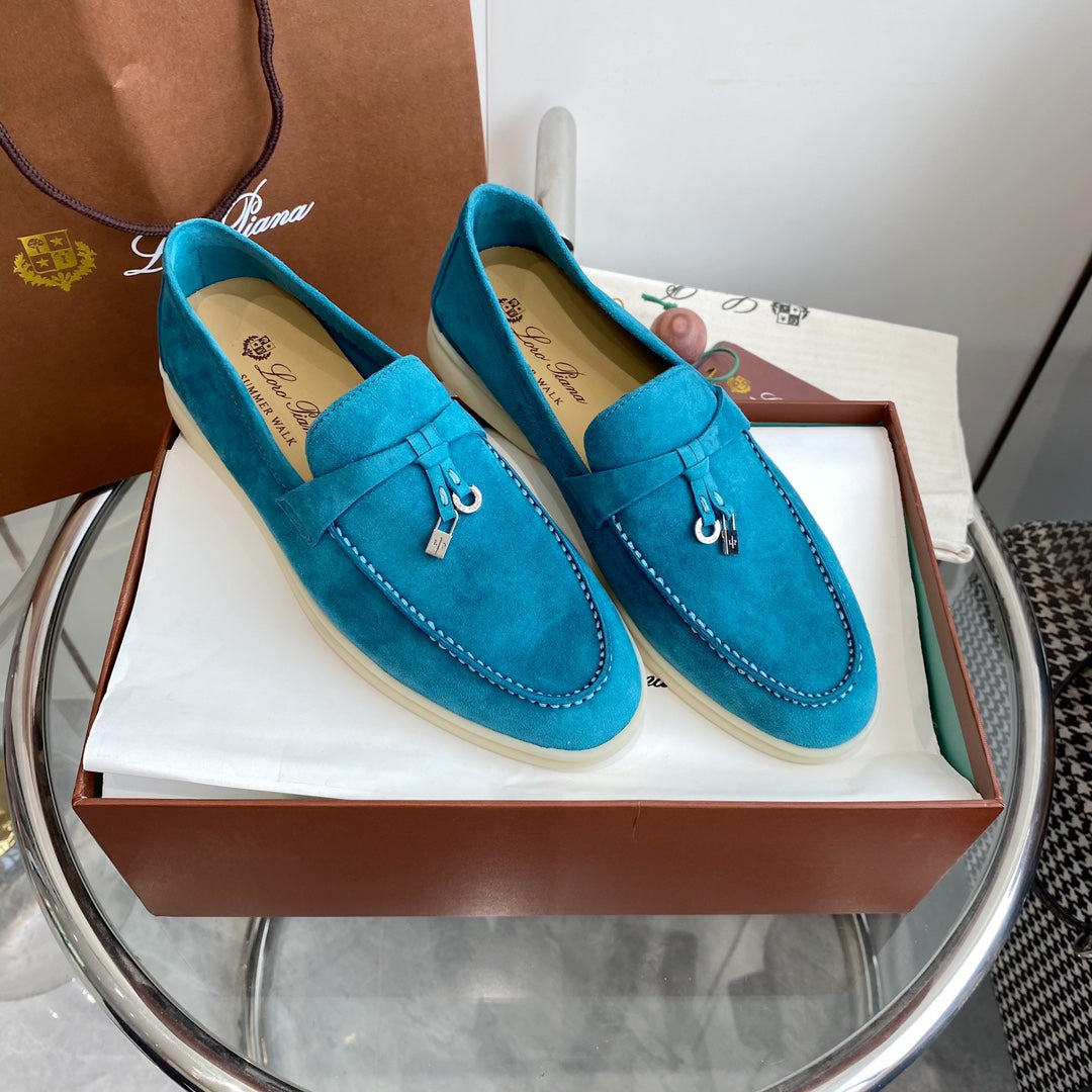 LP SUMMER CHARMS WALK LOAFERS CERULEAN SUEDE - 35