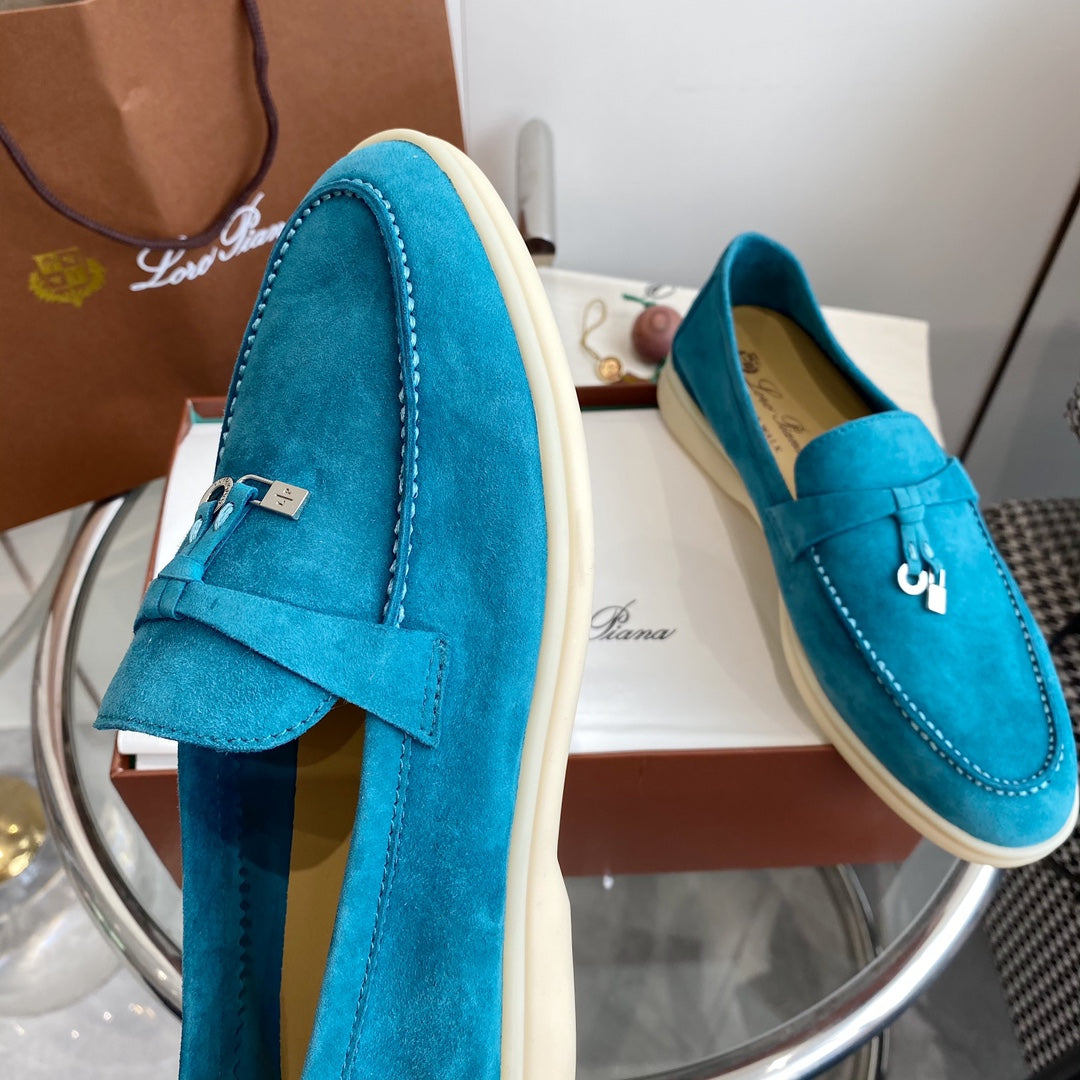 LP SUMMER CHARMS WALK LOAFERS CERULEAN SUEDE - 35