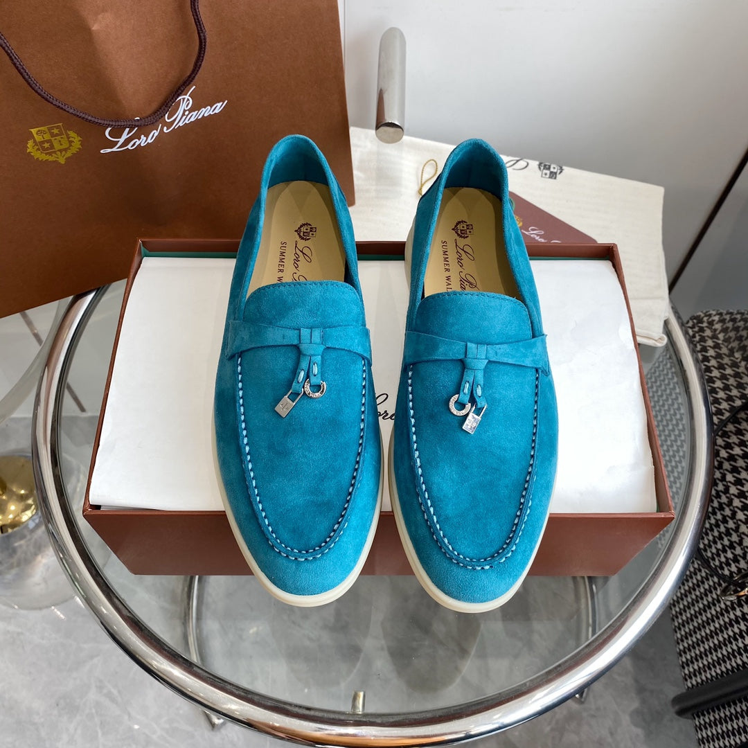 LP SUMMER CHARMS WALK LOAFERS CERULEAN SUEDE - 35