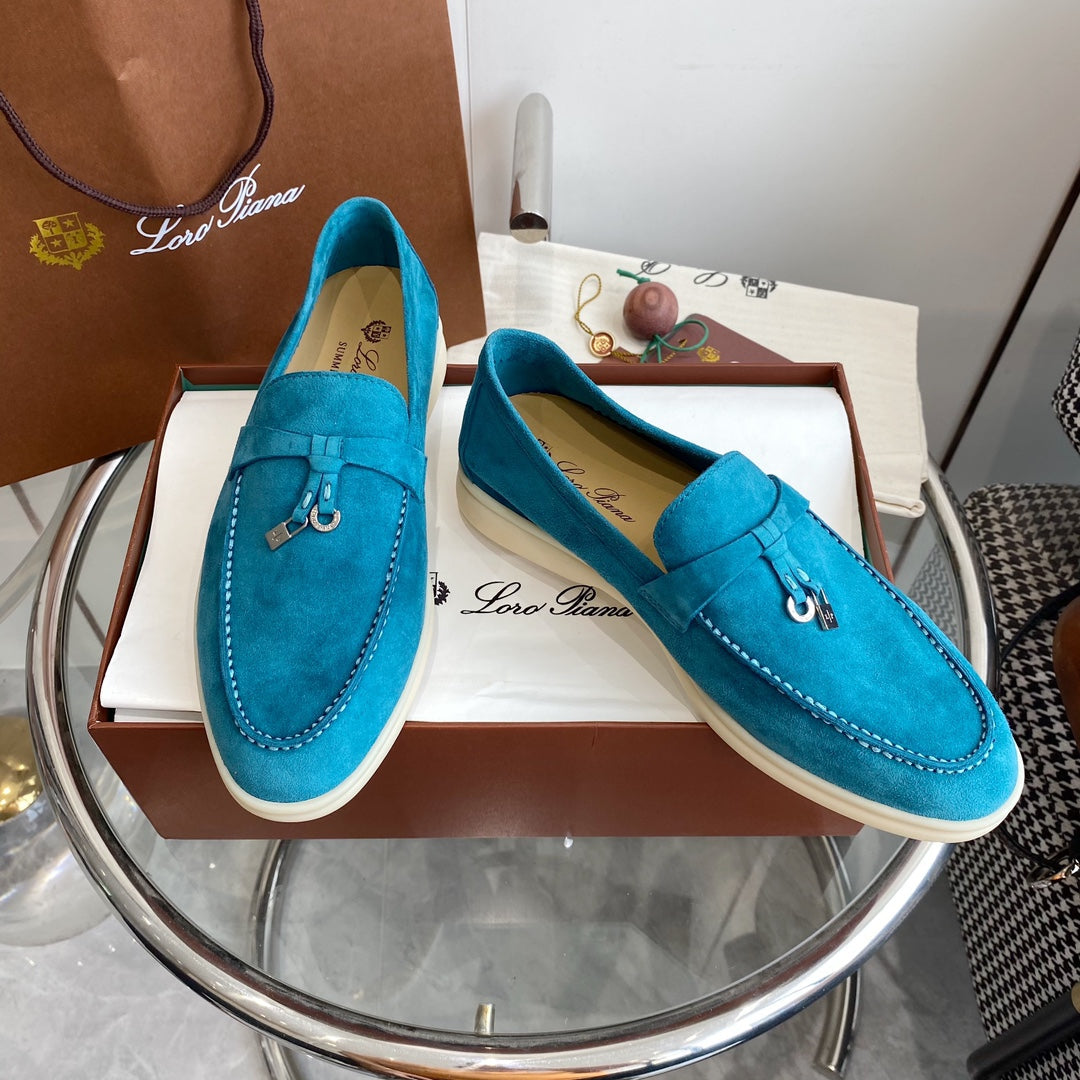 LP SUMMER CHARMS WALK LOAFERS CERULEAN SUEDE - 35