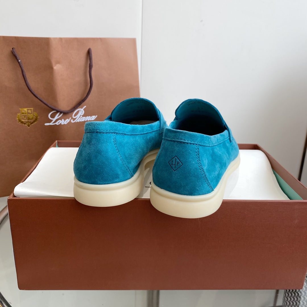 LP SUMMER CHARMS WALK LOAFERS CERULEAN SUEDE - 35