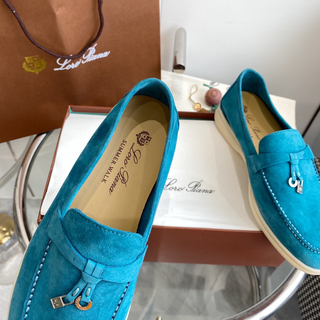 LP SUMMER CHARMS WALK LOAFERS CERULEAN SUEDE - 35