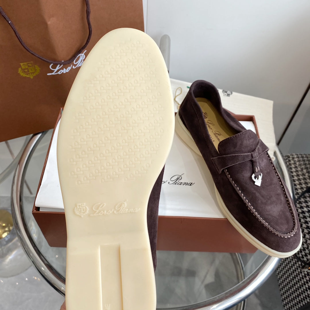 LP SUMMER CHARMS WALK LOAFERS GRAPE SUEDE - 35
