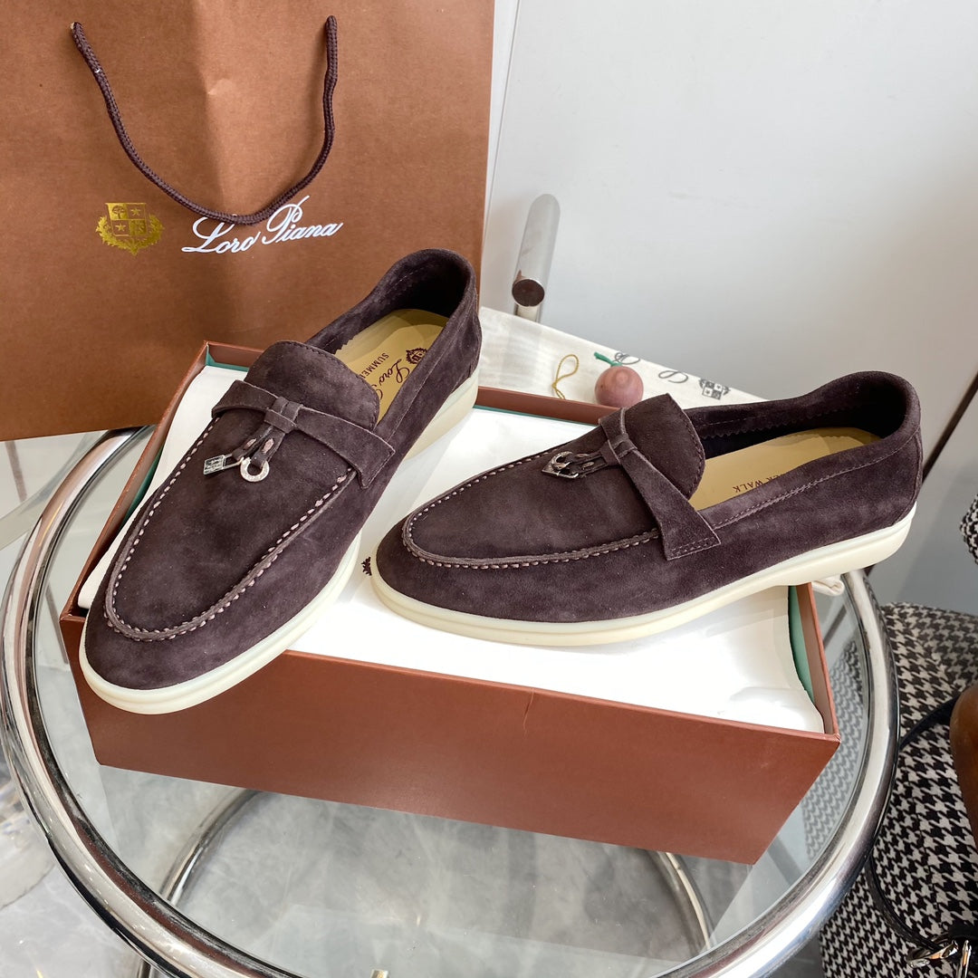 LP SUMMER CHARMS WALK LOAFERS GRAPE SUEDE - 35