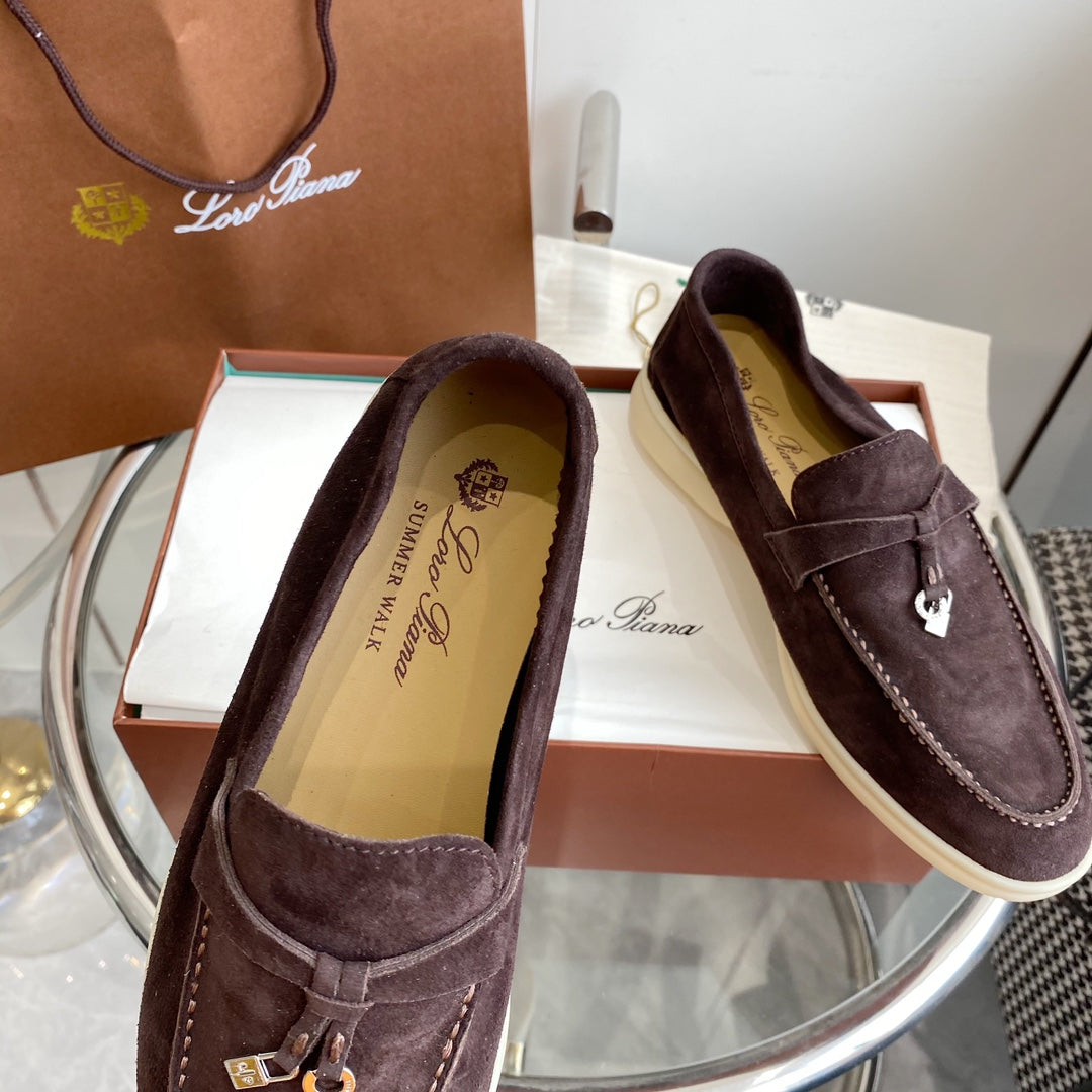 LP SUMMER CHARMS WALK LOAFERS GRAPE SUEDE - 35